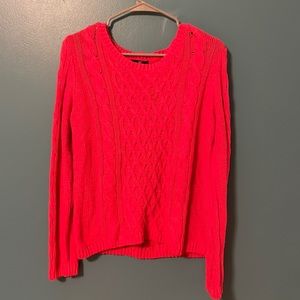 Crew knit H&M Coral Sweater